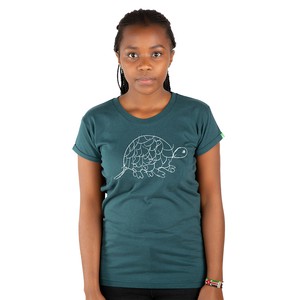 TORTOISE Women Shirt Dark Green from Kipepeo-Clothing