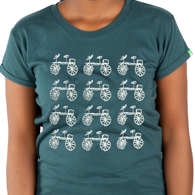 BAISIKELI V.2 Women Shirt from Kipepeo-Clothing