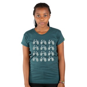 TORTOISE Women Shirt Dark Green from Kipepeo-Clothing