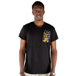 NYANI Men Shirt Black from Kipepeo-Clothing