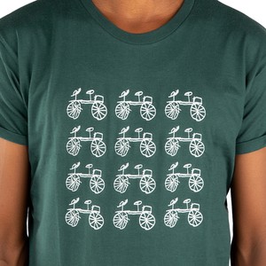 BAISIKELI V.2 Men Shirt Dark Green from Kipepeo-Clothing