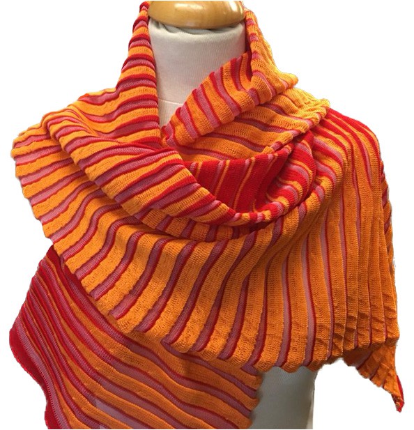 Flapplooi sjaal 100% katoen from Knits For Your Inspiration