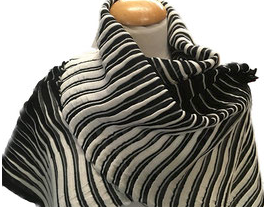 sjaal Flapplooi katoen b-keus from Knits For Your Inspiration