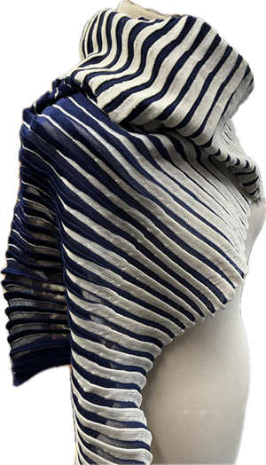 sjaal Flapplooi katoen b-keus from Knits For Your Inspiration