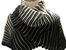sjaal Flapplooi katoen b-keus via Knits For Your Inspiration