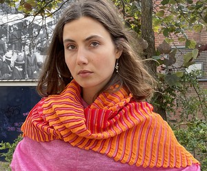 sjaal Flapplooi katoen b-keus from Knits For Your Inspiration