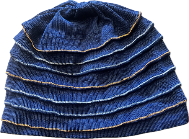 muts multicolour streepje katoen from Knits For Your Inspiration