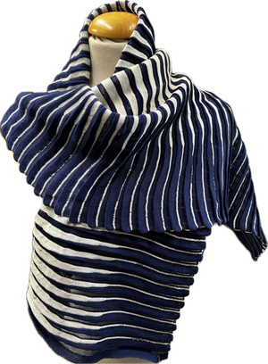 sjaal Flapplooi katoen b-keus from Knits For Your Inspiration