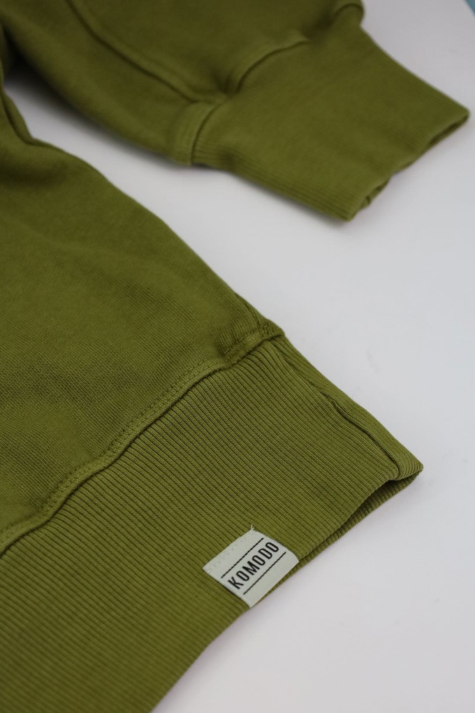 ANTON - Organic Cotton Sweat Olive from KOMODO