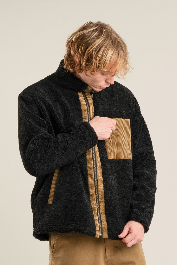 DREW Recycled PET Fleece Jacket - Black from KOMODO