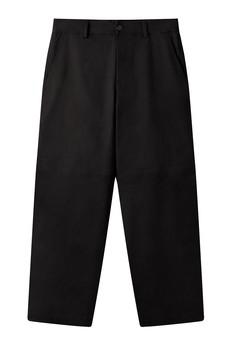 THEO Organic Cotton Tencel Trouser - Black via KOMODO