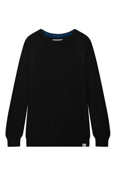 SERGIO - Mens Organic Cotton Jumper Black via KOMODO