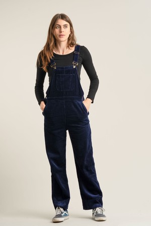 LENI Organic Cotton Cord Dungaree - Navy from KOMODO