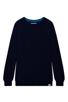 SERGIO - Womens Organic Cotton Jumper Navy via KOMODO