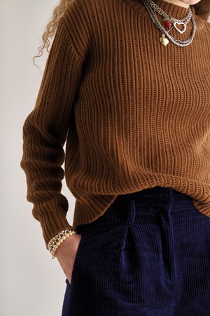 POSEY Organic Cotton Jumper - Hazelnut from KOMODO
