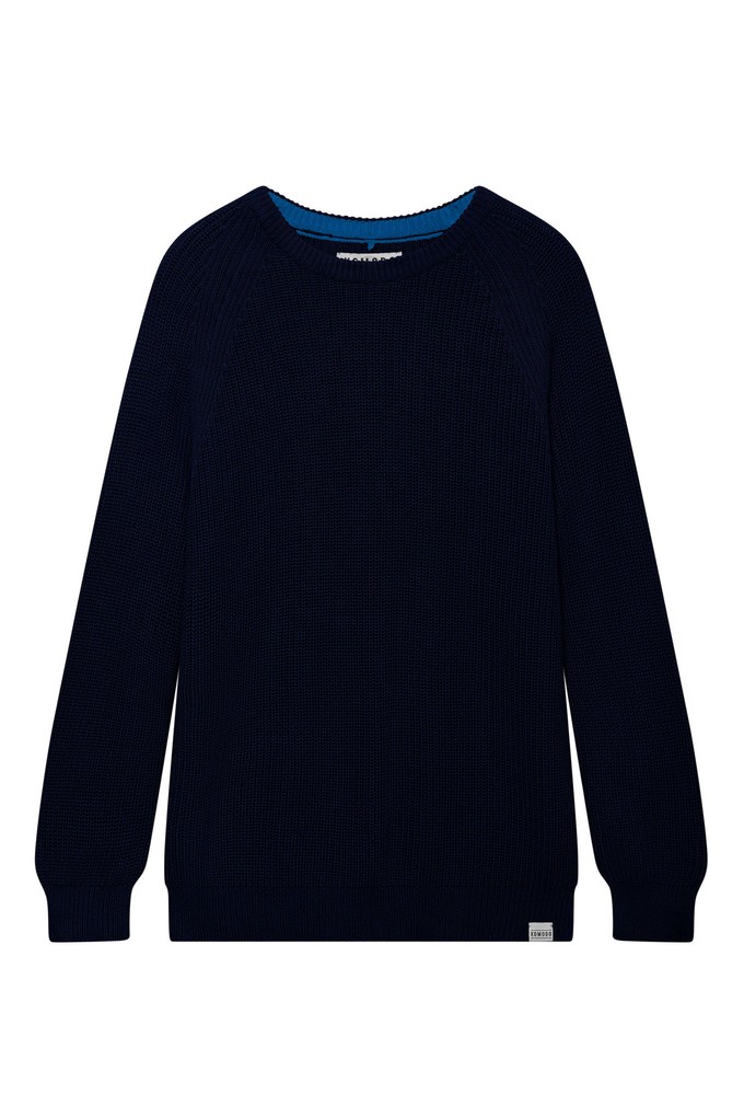 SERGIO - Womens Organic Cotton Jumper Navy from KOMODO