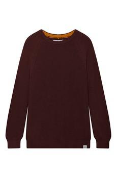 SERGIO - Mens Organic Cotton Jumper Brown via KOMODO