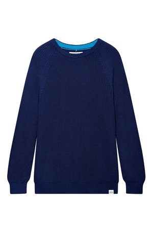 SERGIO - Mens Organic Cotton Jumper Navy from KOMODO