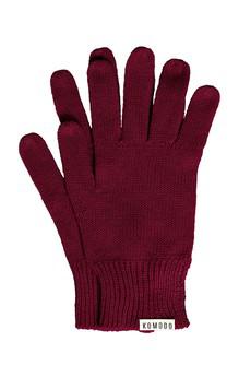 CITY GOTS Organic Cotton Gloves - Red Wine via KOMODO