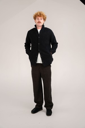 HEATH Fleece Lined Wool Jacket - Black from KOMODO