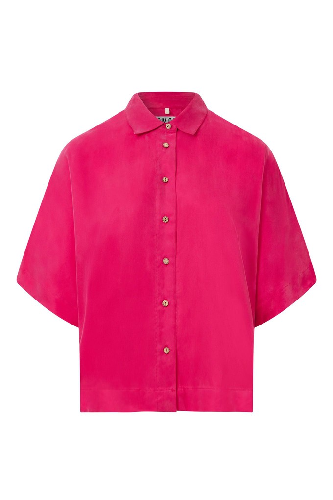 KIMONO - Cupro Shirt - Pink from KOMODO