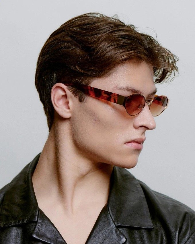 BELLA - Rosegold Havana Sunglasses by A.Kjaerbede from KOMODO