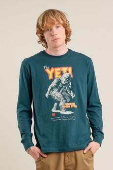 YETI Organic Cotton Tee - Teal via KOMODO