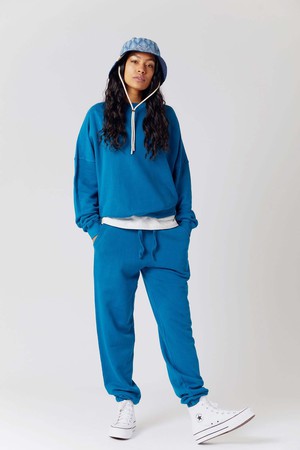 EVIE - Organic Cotton Joggers Teal Blue from KOMODO
