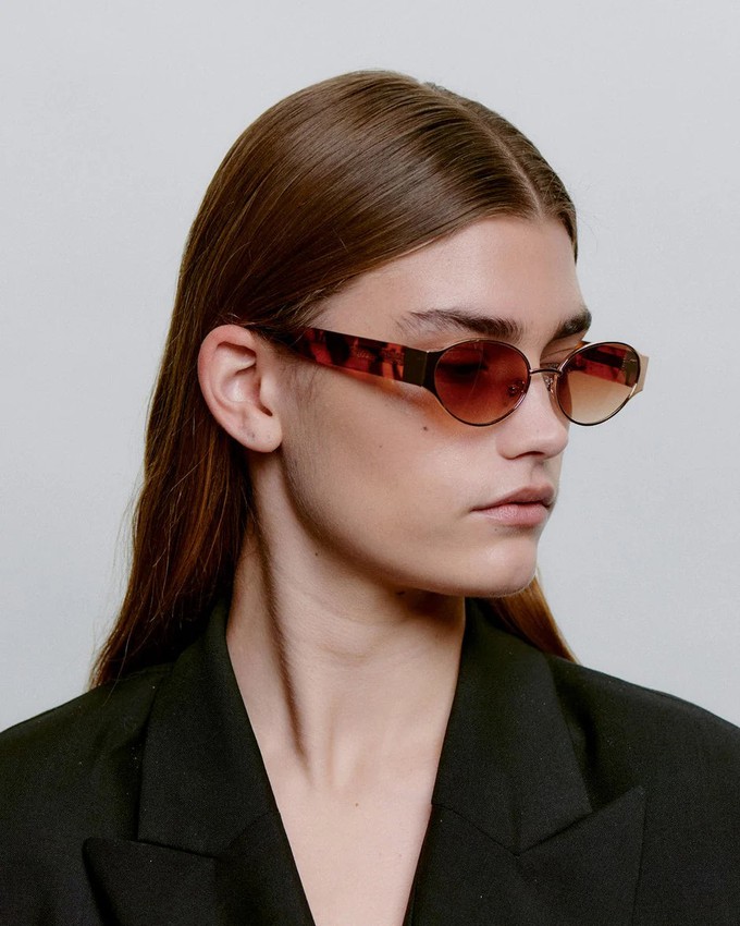 BELLA - Rosegold Havana Sunglasses by A.Kjaerbede from KOMODO