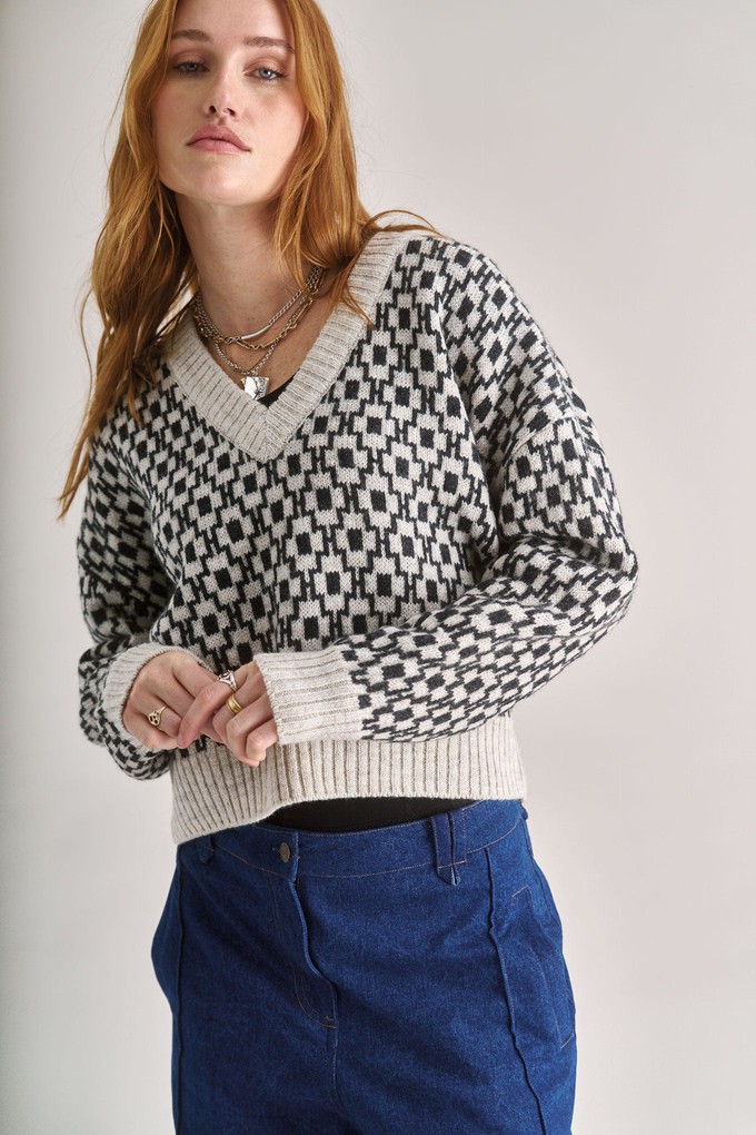 EFFIE Lambswool Jumper - Charcoal from KOMODO