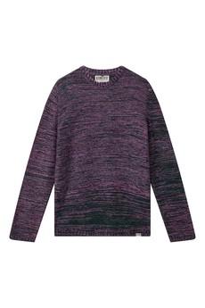 GLITCH - Merino Wool Jumper Fuschia via KOMODO