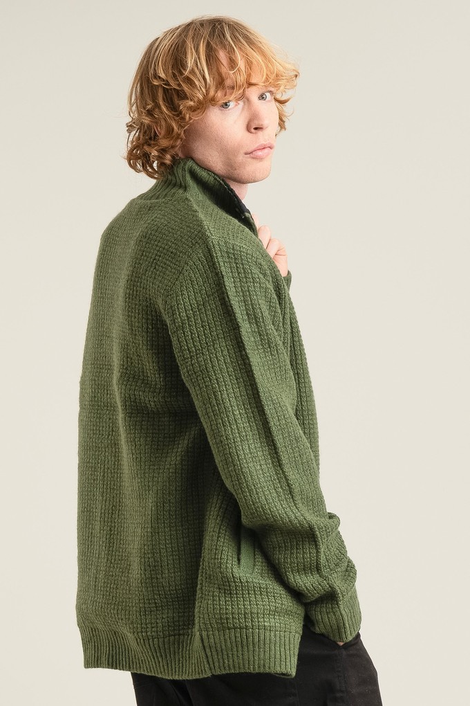 HEATH Fleece Lined Wool Jacket - Olive from KOMODO