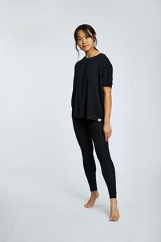 SATO Lenzing Modal Leggings Black van KOMODO