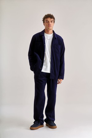 LUKE Organic Cotton Cord Trouser - Navy from KOMODO