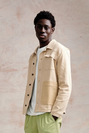 CHRISTOPHE - Organic Cotton Jacket- Sand patch from KOMODO