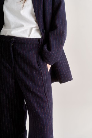 OPHELIA Recycled Poly Wool Blazer - Navy from KOMODO