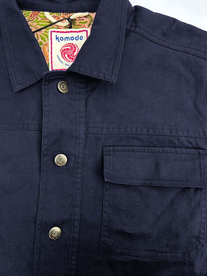 LANDON - Organic Cotton Jacket Navy from KOMODO