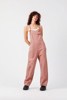 MARY-LOU Pink - GOTS Organic Cotton Dungarees by Flax & Loom van KOMODO