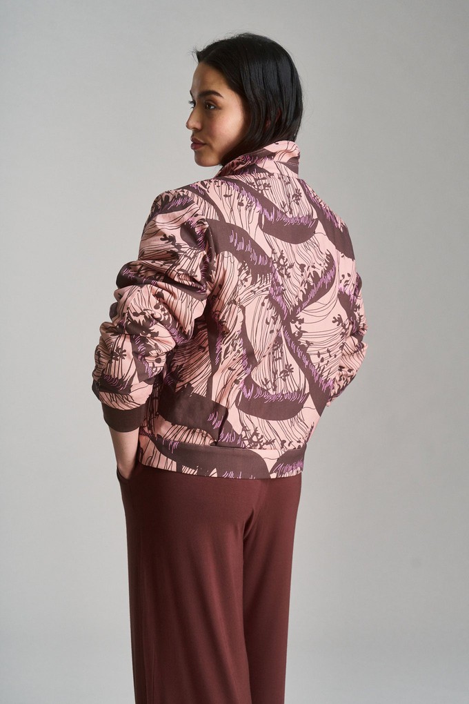 VIVI - Organic Cotton Bomber Solid - Pink Wave from KOMODO