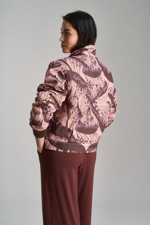 VIVI - Organic Cotton Bomber Solid - Pink Wave from KOMODO