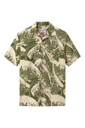 SPINDRIFT - Organic Cotton Shirt - Green Wave from KOMODO