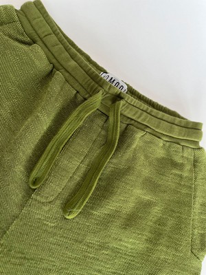 LEAH - Organic Cotton Sweat Shorts - Green from KOMODO