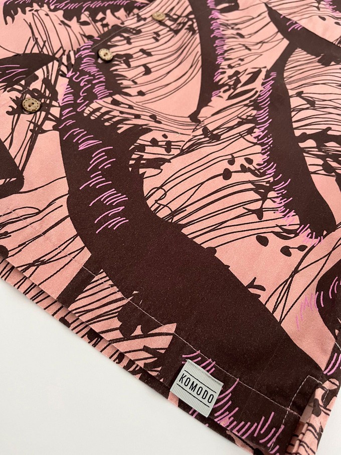 SPINDRIFT - Organic Cotton Shirt - Pink Wave from KOMODO