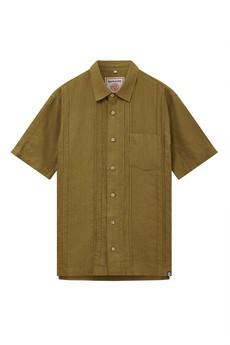 LEO - Linen Shirt Khaki via KOMODO