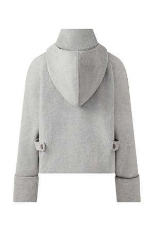 WICKER Recycled Wool Poly Coat - Grey from KOMODO