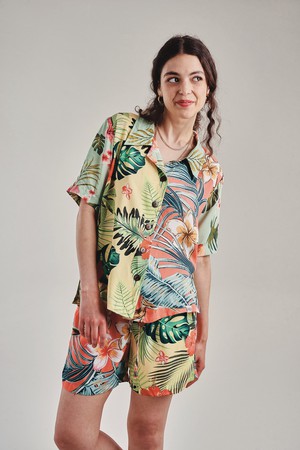 OCEAN - Rayon Tropical Print Shirt from KOMODO