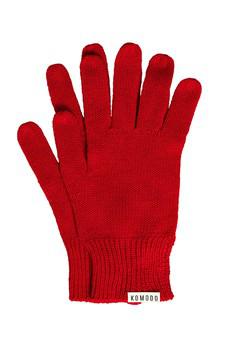 CITY GOTS Organic Cotton Gloves - Bright Red via KOMODO