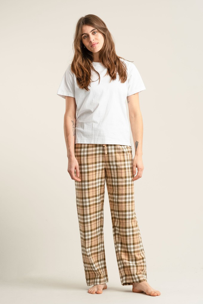 JIM JAM Womens Organic Cotton Pyjama Bottoms - Sand from KOMODO