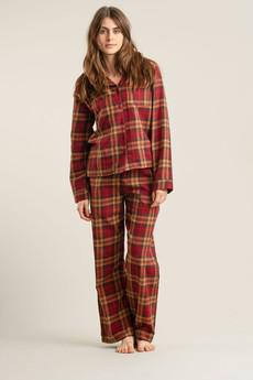 JIM JAM Womens Organic Cotton Pyjama Set - Berry via KOMODO