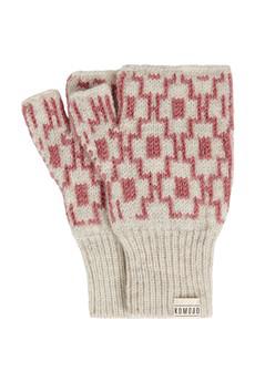 ABSTRACT Lambswool Gloves - Rose via KOMODO